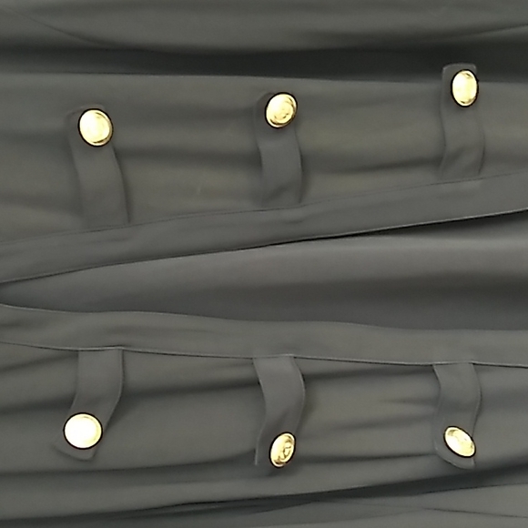 NWOT ANTTHONY Black Cardigan with Gold Buttons - Picture 4 of 6